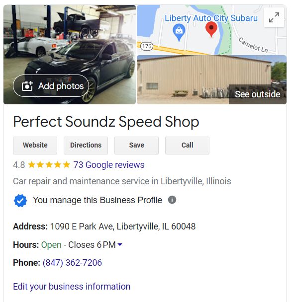 Perfect Soundz Google Business