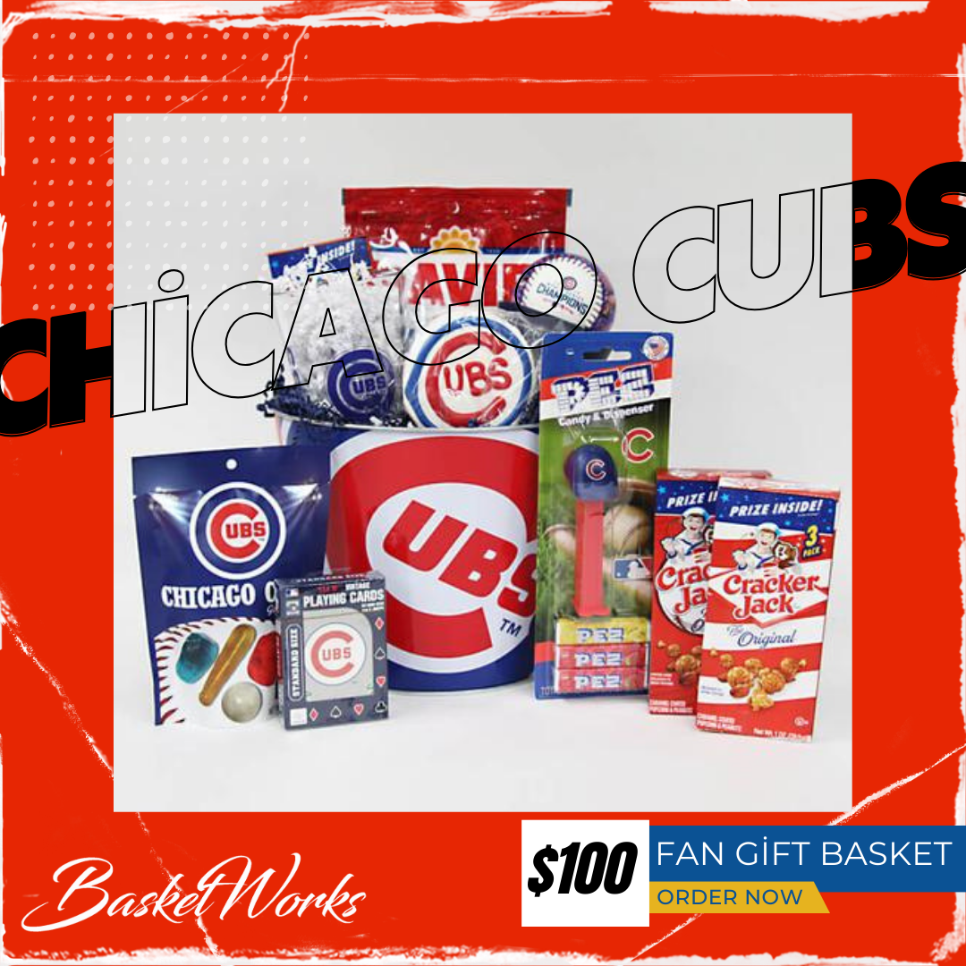 Chicago Cubs gift basket